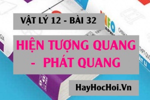 Hiện tượng quang, phát quang là gì? Đặc điểm của ánh sáng huỳnh quang - Vật lý 12 bài 32